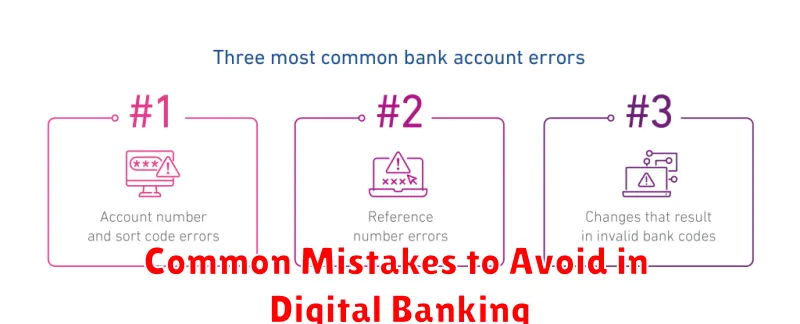 Common Mistakes to Avoid in Digital Banking